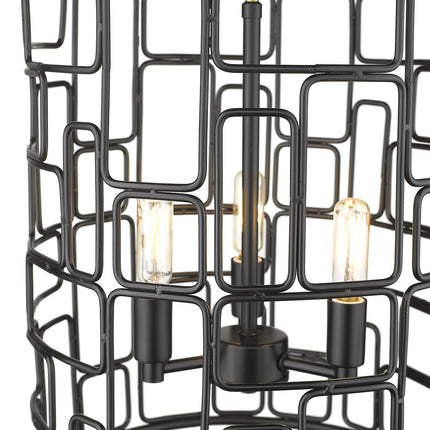 Amoret 3-Light Matte Black Convertible Pendant Home Decor > Lighting > Ceiling Lights > Pendant Lights TriadCommerceInc
