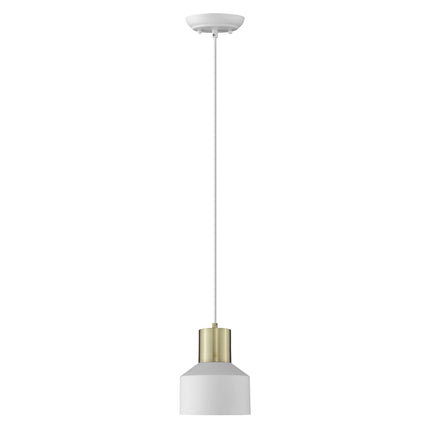 White and Gold Modern Pendant Light Fixture Home Decor > Lighting > Ceiling Lights > Pendant Lights TriadCommerceInc