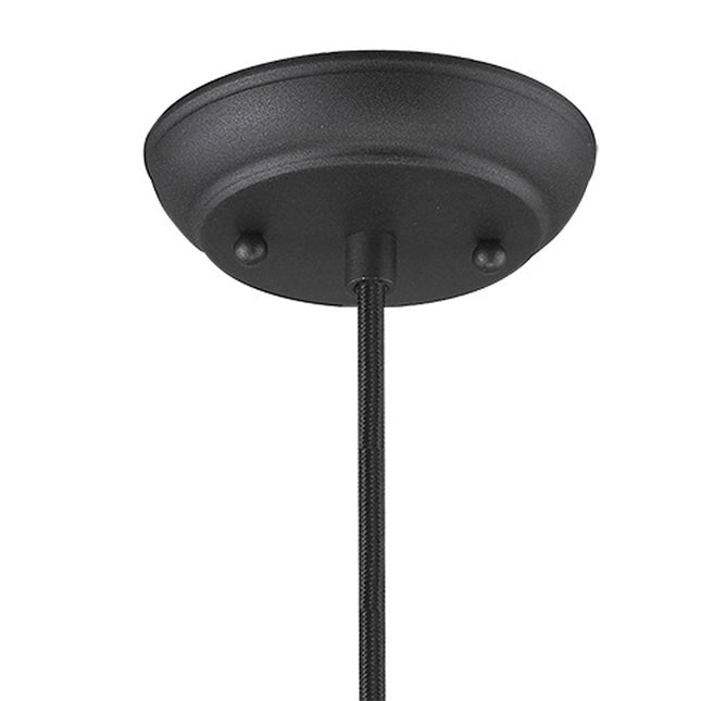 Hedron 1-Light Matte Black Pendant Pendants TriadCommerceInc   
