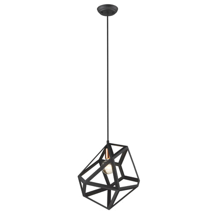 Hedron Matte Black Geometric Pendant Light Home Decor > Lighting > Ceiling Lights > Pendant Lights TriadCommerceInc
