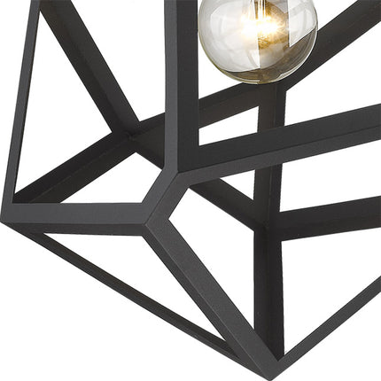 Hedron Matte Black Geometric Pendant Light Home Decor > Lighting > Ceiling Lights > Pendant Lights TriadCommerceInc