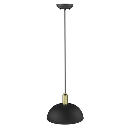 Ingo Matte Black 1-Light Pendant Light Fixture Home Decor > Lighting > Ceiling Lights > Pendant Lights TriadCommerceInc