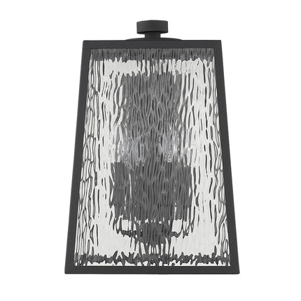 Hirche Matte Black 4-Light Modern Wall Sconce with Glass Panels Home Decor > Lighting > Wall Lighting > Wall Sconces TriadCommerceInc