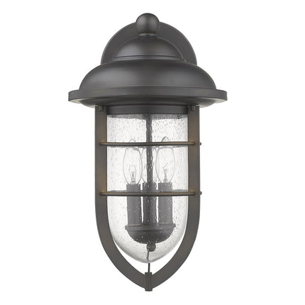 Dylan 3-Light Oil Rubbed Bronze Nautical Wall Light Home Decor > Lighting > Wall Lighting > Wall Sconces TriadCommerceInc