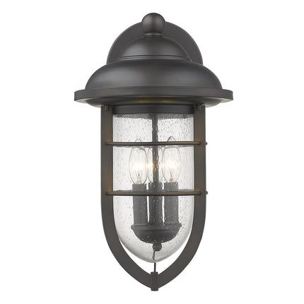 Dylan 3-Light Oil Rubbed Bronze Nautical Wall Light Home Decor > Lighting > Wall Lighting > Wall Sconces TriadCommerceInc