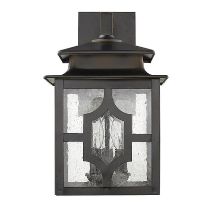 Calvert 3-Light Oil Rubbed Bronze Wall Sconce with Seedy Glass Home Decor > Lighting > Wall Lighting > Wall Sconces TriadCommerceInc