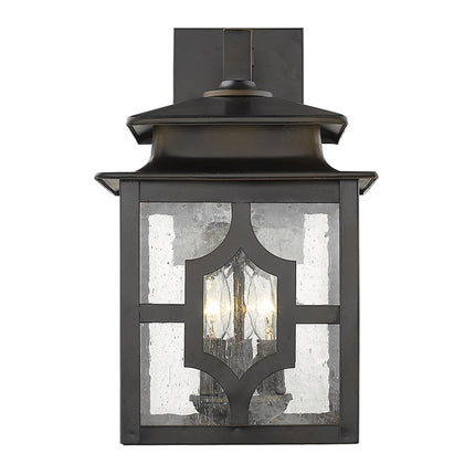 Calvert 3-Light Oil Rubbed Bronze Wall Sconce with Seedy Glass Home Decor > Lighting > Wall Lighting > Wall Sconces TriadCommerceInc