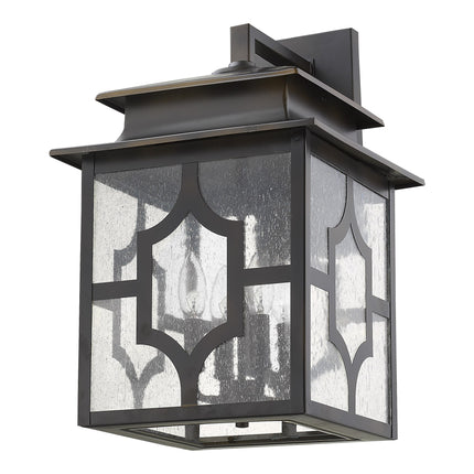 Calvert 4-Light Oil Rubbed Bronze Wall Sconce with Seedy Glass Home Decor > Lighting > Wall Lighting > Wall Sconces TriadCommerceInc