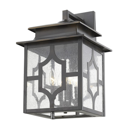 Calvert 4-Light Oil Rubbed Bronze Wall Sconce with Seedy Glass Home Decor > Lighting > Wall Lighting > Wall Sconces TriadCommerceInc