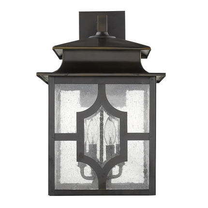 Calvert 4-Light Oil Rubbed Bronze Wall Sconce with Seedy Glass Home Decor > Lighting > Wall Lighting > Wall Sconces TriadCommerceInc