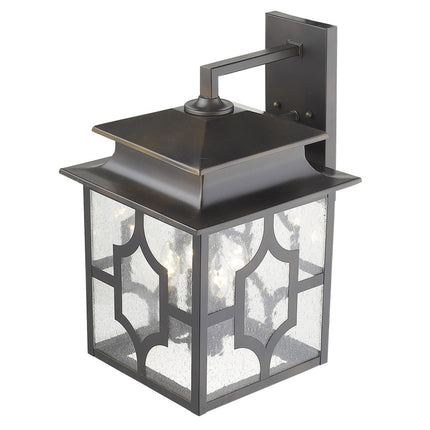 Calvert 4-Light Oil Rubbed Bronze Wall Sconce with Seedy Glass Home Decor > Lighting > Wall Lighting > Wall Sconces TriadCommerceInc