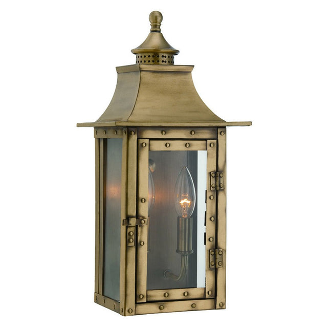 St Charles 2-Light Aged Brass Colonial Wall Sconce Home Decor > Lighting > Wall Lighting > Wall Sconces TriadCommerceInc