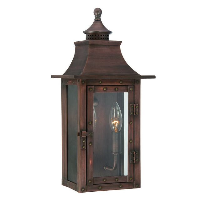 St Charles 2-Light Copper Patina Colonial Wall Light Home Decor > Lighting > Wall Lighting > Wall Sconces TriadCommerceInc