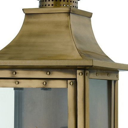 St. Charles 2-Light Aged Brass Wall Light Home Decor > Lighting > Wall Lighting > Wall Sconces TriadCommerceInc