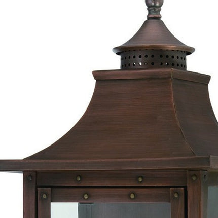 St Charles 2-Light Copper Patina Colonial Wall Sconce Home Decor > Lighting > Wall Lighting > Wall Sconces TriadCommerceInc