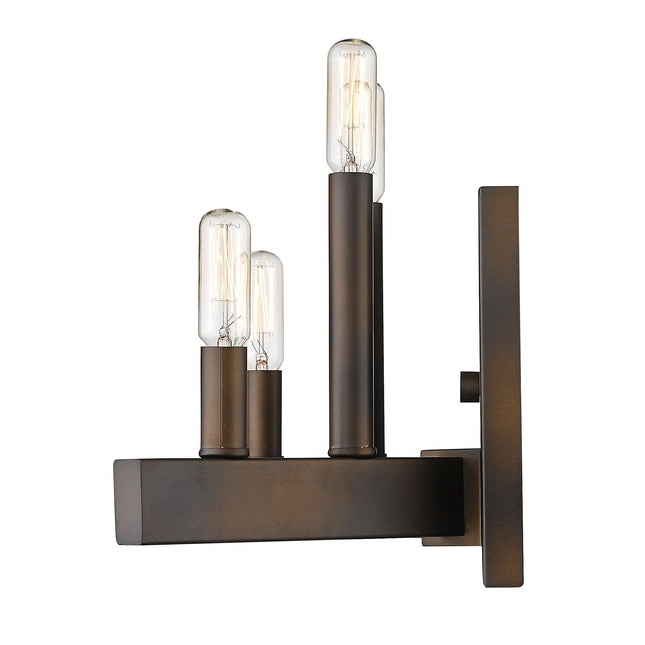 Four Light Bronze Metal Vintage Wall Sconce Home Decor > Lighting > Wall Lighting > Wall Sconces TriadCommerceInc