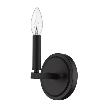 Matte Black One Light Minimalist Wall Sconce Home Decor > Lighting > Wall Lighting > Wall Sconces TriadCommerceInc
