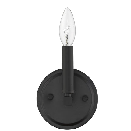 Matte Black One Light Minimalist Wall Sconce Home Decor > Lighting > Wall Lighting > Wall Sconces TriadCommerceInc
