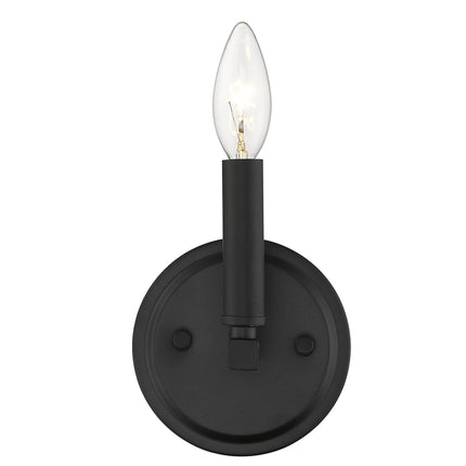 Matte Black One Light Minimalist Wall Sconce Home Decor > Lighting > Wall Lighting > Wall Sconces TriadCommerceInc