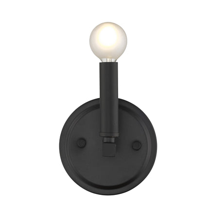 Matte Black One Light Minimalist Wall Sconce Home Decor > Lighting > Wall Lighting > Wall Sconces TriadCommerceInc