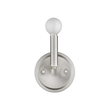 One Light Silver Wall Sconce Home Decor > Lighting > Wall Lighting > Wall Sconces TriadCommerceInc