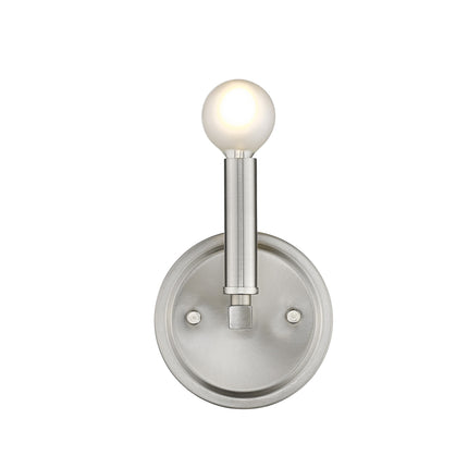 One Light Silver Wall Sconce Home Decor > Lighting > Wall Lighting > Wall Sconces TriadCommerceInc