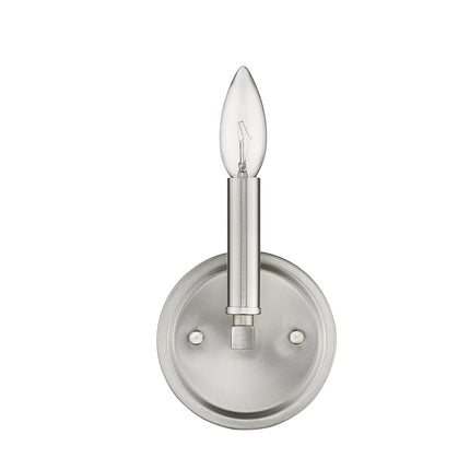One Light Silver Wall Sconce Home Decor > Lighting > Wall Lighting > Wall Sconces TriadCommerceInc