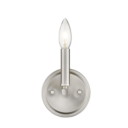 One Light Silver Wall Sconce Home Decor > Lighting > Wall Lighting > Wall Sconces TriadCommerceInc
