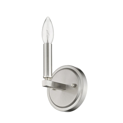 One Light Silver Wall Sconce Home Decor > Lighting > Wall Lighting > Wall Sconces TriadCommerceInc