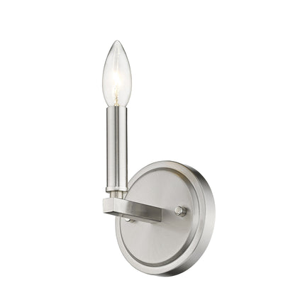 One Light Silver Wall Sconce Home Decor > Lighting > Wall Lighting > Wall Sconces TriadCommerceInc