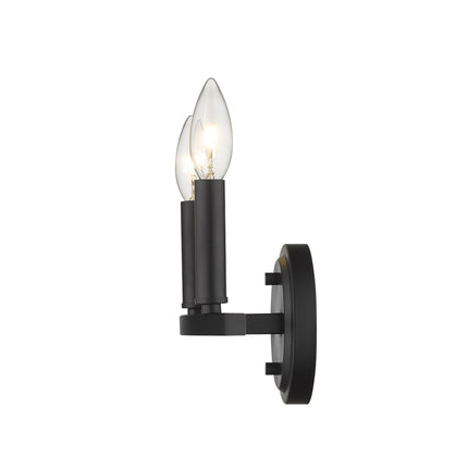 Two Light Matte Black Wall Sconce Home Decor > Lighting > Wall Lighting > Wall Sconces TriadCommerceInc
