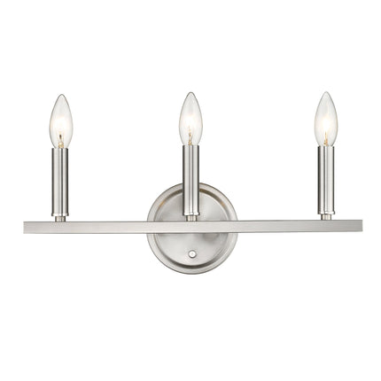 Three Light Silver Wall Sconce Minimalist Modern Lighting Fixture Home Decor > Lighting > Wall Lighting > Wall Sconces TriadCommerceInc