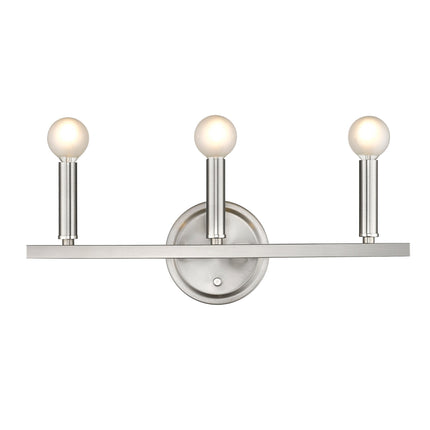 Three Light Silver Wall Sconce Minimalist Modern Lighting Fixture Home Decor > Lighting > Wall Lighting > Wall Sconces TriadCommerceInc