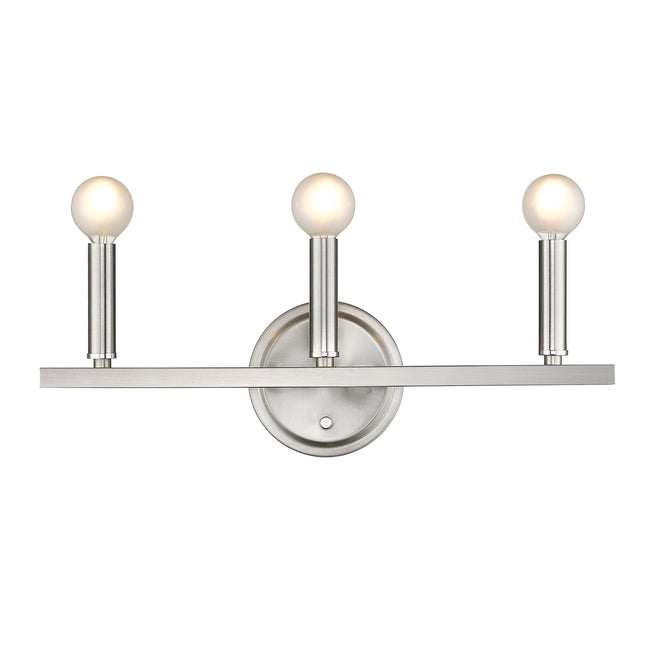 Three Light Silver Wall Sconce Minimalist Modern Lighting Fixture Home Decor > Lighting > Wall Lighting > Wall Sconces TriadCommerceInc