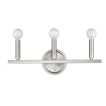 Three Light Silver Wall Sconce Minimalist Modern Lighting Fixture Home Decor > Lighting > Wall Lighting > Wall Sconces TriadCommerceInc