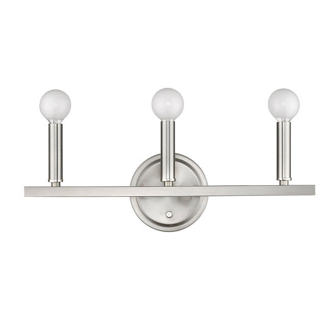 Three Light Silver Wall Sconce Minimalist Modern Lighting Fixture Home Decor > Lighting > Wall Lighting > Wall Sconces TriadCommerceInc