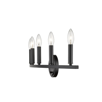 Sawyer 5-Light Matte Black Vanity Light Fixture Home Decor > Lighting > Wall Lighting > Wall Sconces TriadCommerceInc