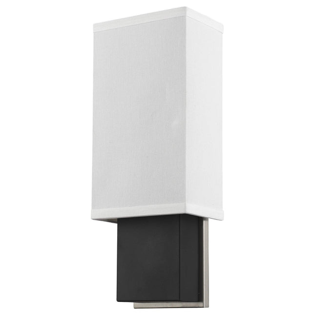 Rectangular Wall Sconce with Linen Fabric Shade Home Decor > Lighting > Wall Lighting > Wall Sconces TriadCommerceInc
