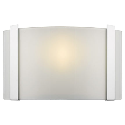 Polished Chrome Wall Sconce with Frosted Glass Shade Home Decor > Lighting > Wall Lighting > Wall Sconces TriadCommerceInc