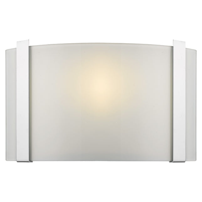 Polished Chrome Wall Sconce with Frosted Glass Shade Home Decor > Lighting > Wall Lighting > Wall Sconces TriadCommerceInc