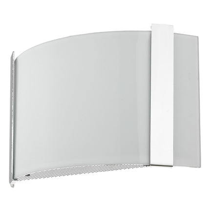 Polished Chrome Wall Sconce with Frosted Glass Shade Home Decor > Lighting > Wall Lighting > Wall Sconces TriadCommerceInc