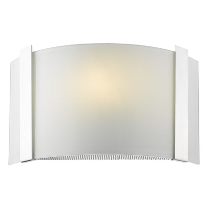 Polished Chrome Wall Sconce with Frosted Glass Shade Home Decor > Lighting > Wall Lighting > Wall Sconces TriadCommerceInc