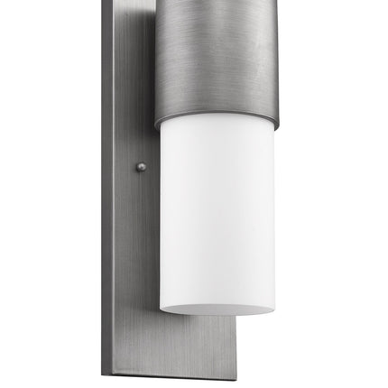 Contemporary Brushed Silver White Wall Light Modern Indoor Lighting Home Decor > Lighting > Wall Lighting > Wall Sconces TriadCommerceInc