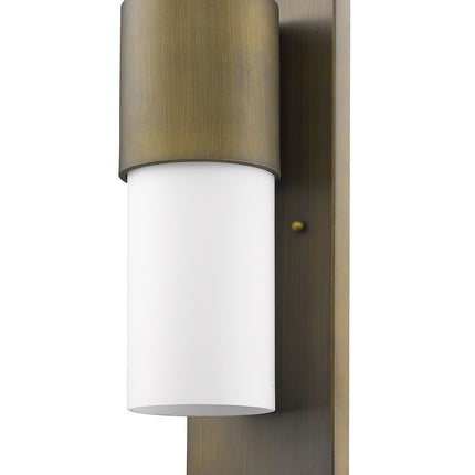 Contemporary Brushed Gold and White Wall Light Home Decor > Lighting > Wall Lighting > Wall Sconces TriadCommerceInc