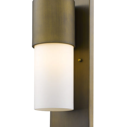 Contemporary Brushed Gold and White Wall Light Home Decor > Lighting > Wall Lighting > Wall Sconces TriadCommerceInc