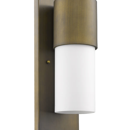 Contemporary Brushed Gold and White Wall Light Home Decor > Lighting > Wall Lighting > Wall Sconces TriadCommerceInc