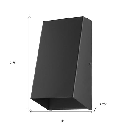 Matte Black Geometric Wall Sconce Home Decor > Lighting > Wall Lighting > Wall Sconces TriadCommerceInc Default Title