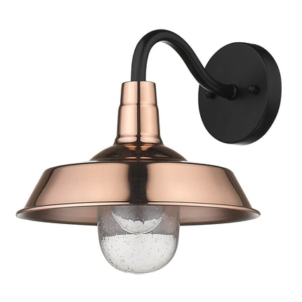 Shiny Copper Shallow Plate Shape Wall Light Home Decor > Lighting > Wall Lighting > Wall Sconces TriadCommerceInc