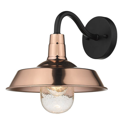 Shiny Copper Shallow Plate Shape Wall Light Home Decor > Lighting > Wall Lighting > Wall Sconces TriadCommerceInc