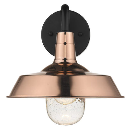 Shiny Copper Shallow Plate Shape Wall Light Home Decor > Lighting > Wall Lighting > Wall Sconces TriadCommerceInc